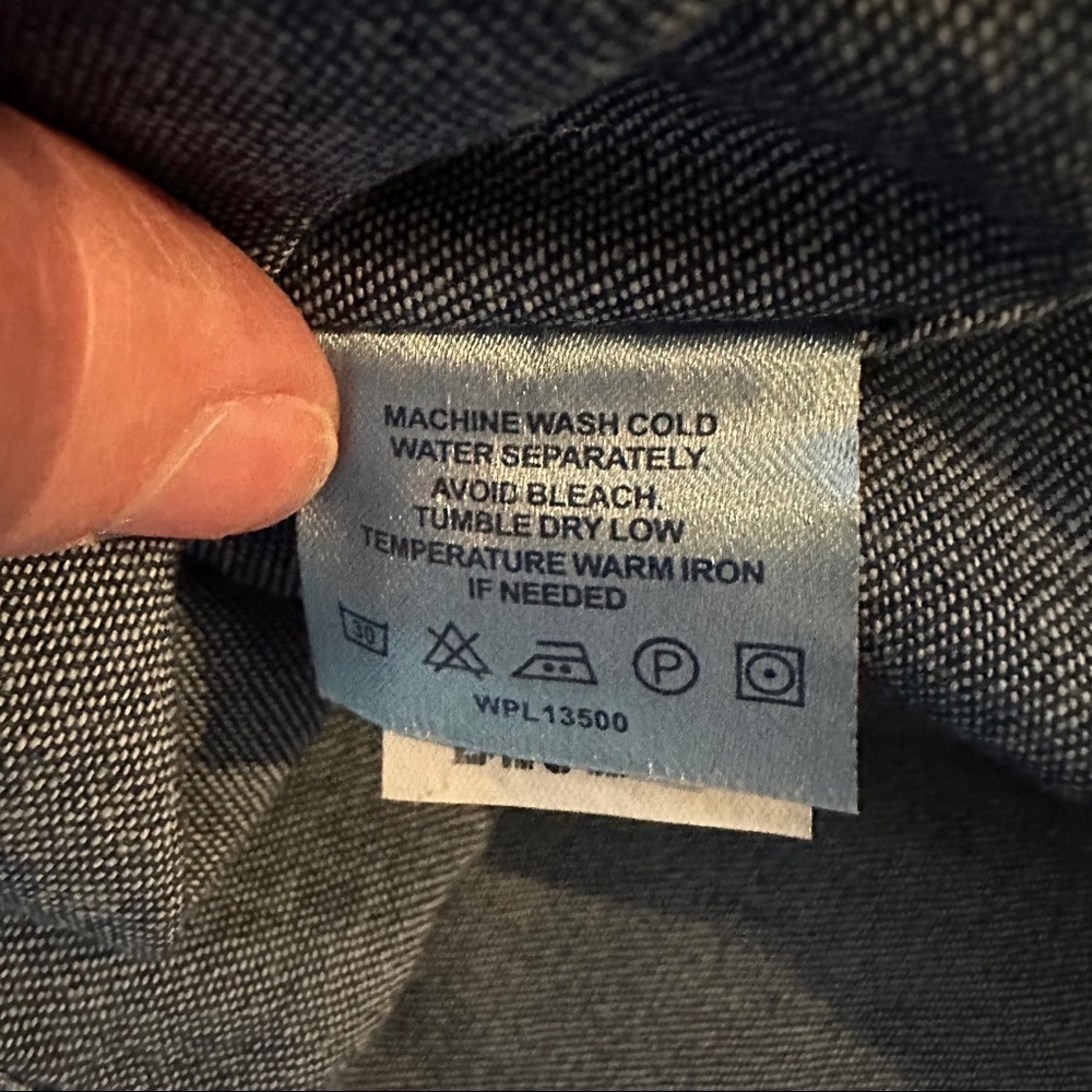 Blue Generation button down - Picture 3 of 3